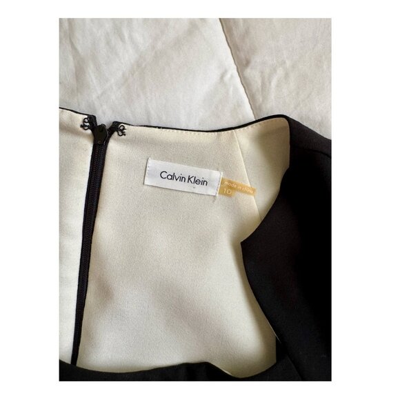 CALVIN KLEIN NWT Women's Black Sleeveless Dress - Size 10 - Picture 8 of 8